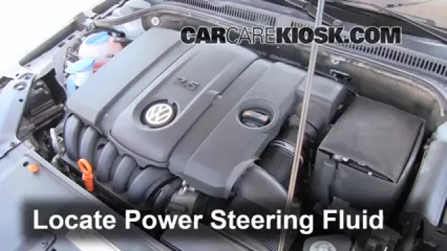 2011 Volkswagen Jetta SE 2.5L 5 Cyl. Sedan Power Steering Fluid Check Fluid Level